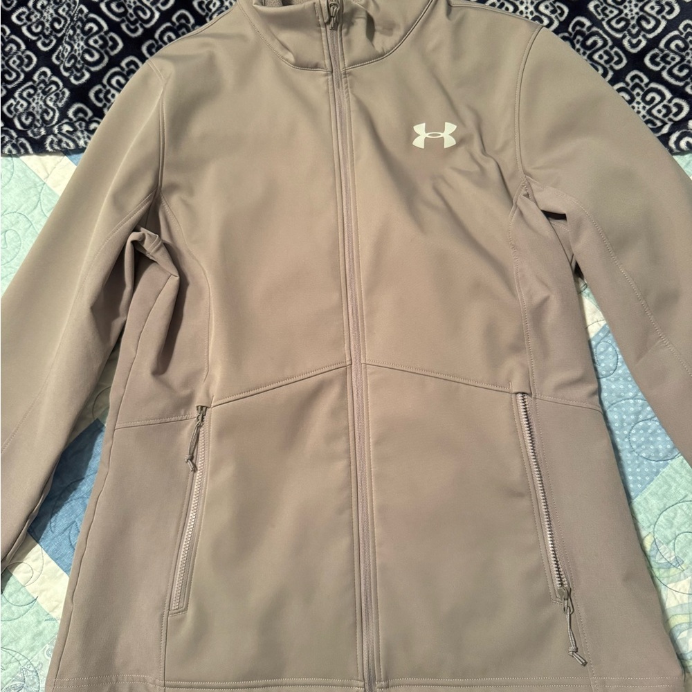 Under Armour Gray/Purple Ski & Snow Jacket Performance Fit